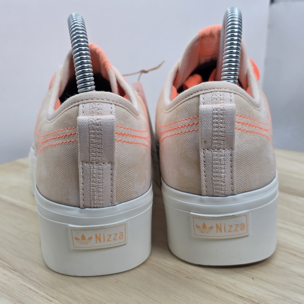 Women's Size 8.5 - Adidas Originals Bliss Orange NIZZA Platform HQ1968 - Picture 6 of 8